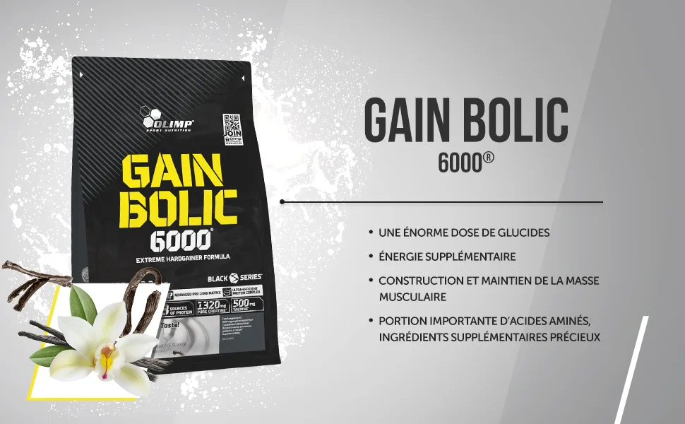 OLIMP SPORT NUTRITION Gain Bolic 6000 Vanilla 1kg - product information 19