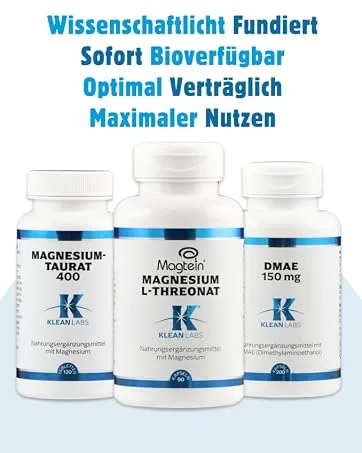 Klean Labs - GABA 500mg - 60 capsules - vegan non-GMO highly dosed - pure gamma-aminobutyric acid - Klean Labs