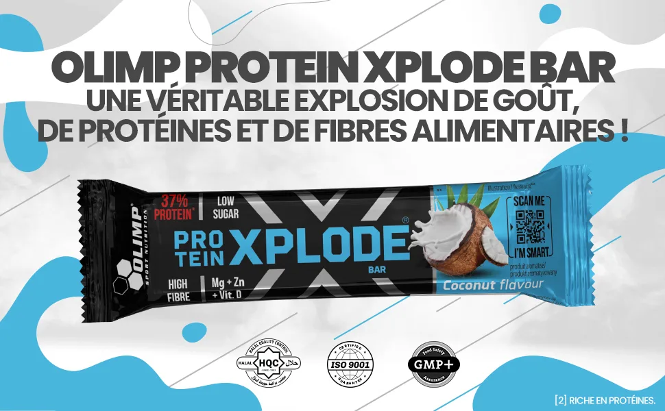 Olimp Protein Xplode Bar 25x40g Coconut - product information 15