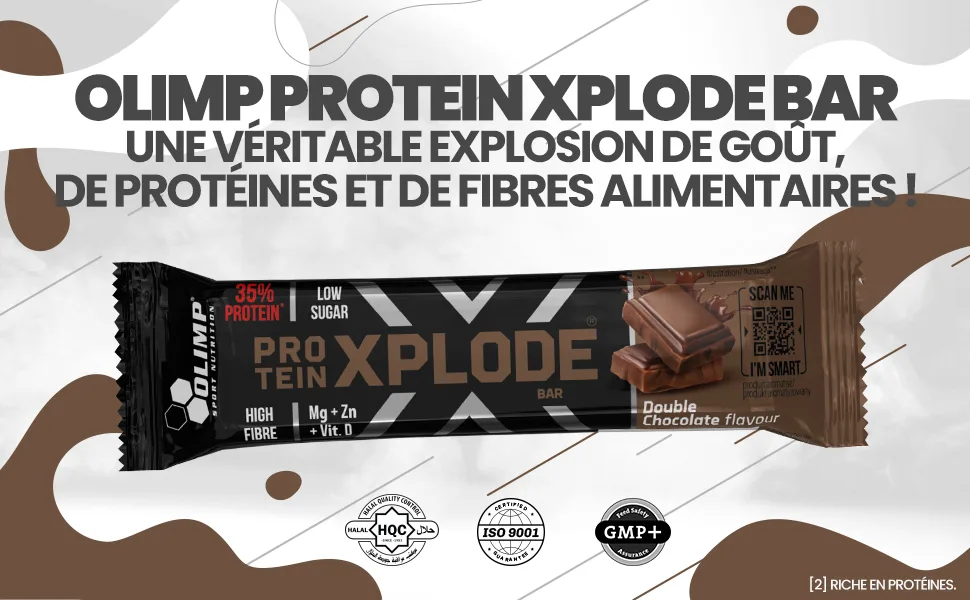 Olimp Protein Xplode Bar 25x40g - Double Chocolate - product information 15