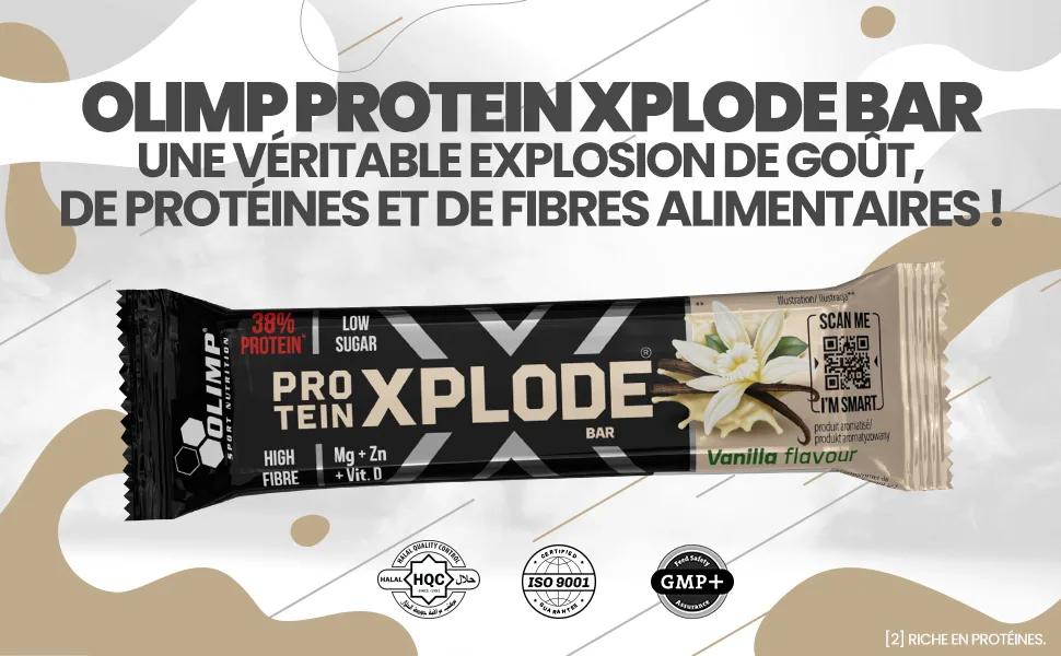 Olimp Protein Xplode Bar 25x40g - Vanilla - product information 15