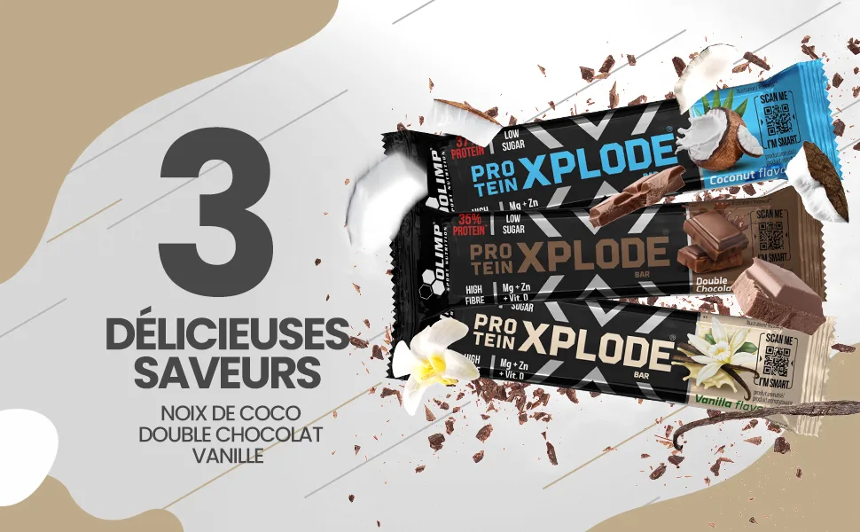 Olimp Protein Xplode Bar 25x40g - Vanilla - product information 16