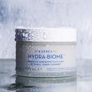 KORRES Night Face Cream Greek Yogurt & Probiotics for All Skin Types/Even Sensitive 40 ml - Hydra Biome.