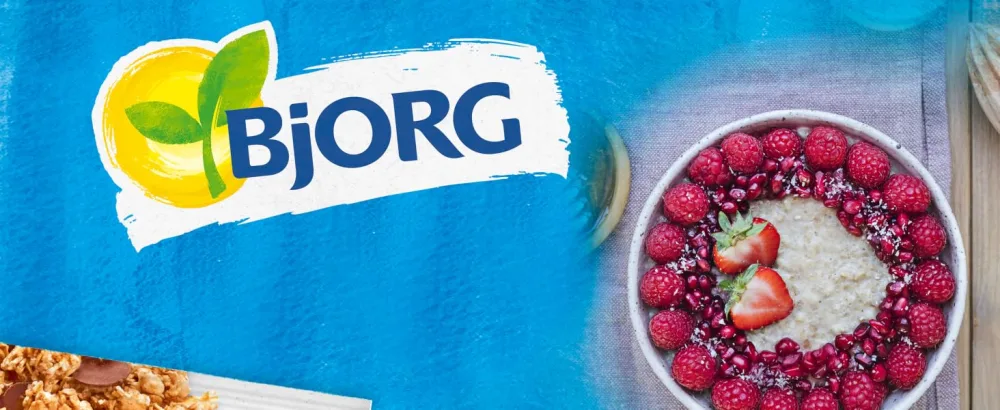 BJORG - Organic Whole Spelt Flakes - Rich in Fiber - Source of Protein - Whole Grain - 500G Bag - Bjorg