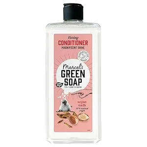 Marcel's Green Soap Caring Argan & Oudh Conditioner - Conditioner - 100% Recycled Plastic - 98% Natural Formula - Vegan - Microlastic Free - 300 ml - product information 10