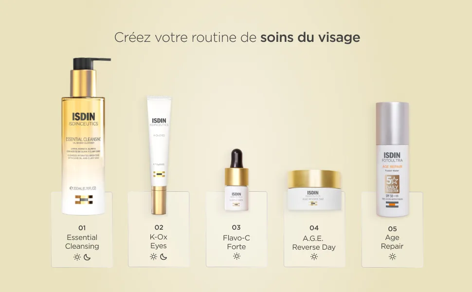 ISDIN Isdinceutics A.G.E Reverse Day | Carnosine and Syn-Hycan Daily Face Remodeling Cream (50ml) - Age Reverse Day