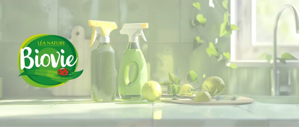 Biovie - Liquid black soap with linseed oil 1l - Bannière Biovie
