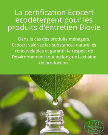 Biovie - Liquid black soap with linseed oil 1l - Ecodétergeant