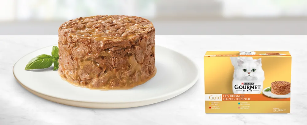 GOURMET GOLD Chiffon 4x85g - purina gourmet chat