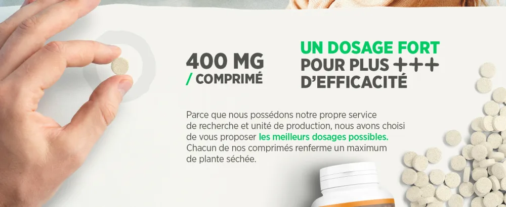 Organic Brewer's Yeast - 400mg - 200 Tablets - image 3
