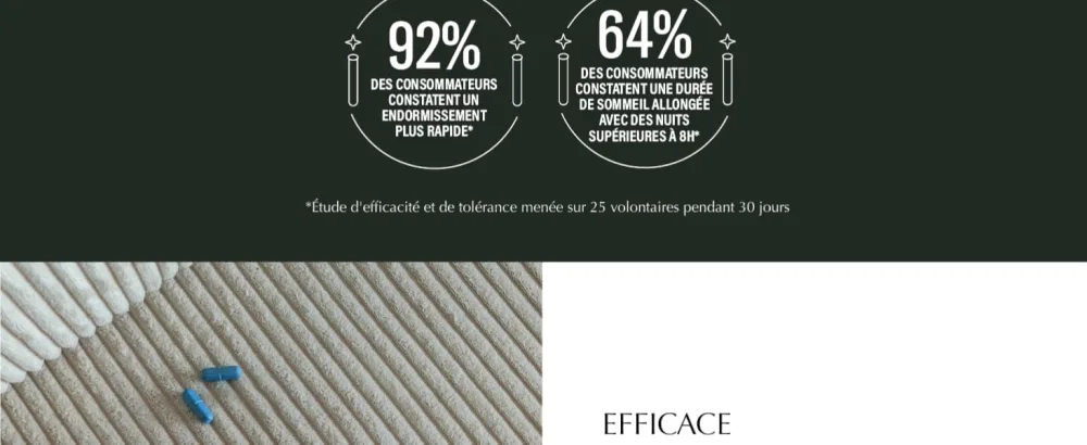 Sleep supplement - efficacité prouvée