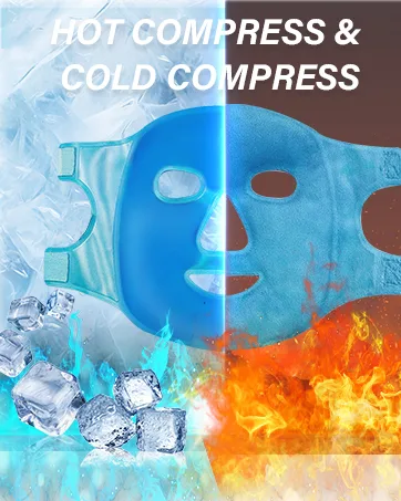 Cooling Mask with Can be used on both sides Reusable Cold Gel Mask for Eyes Face for Women Men Face Mask - product information 2