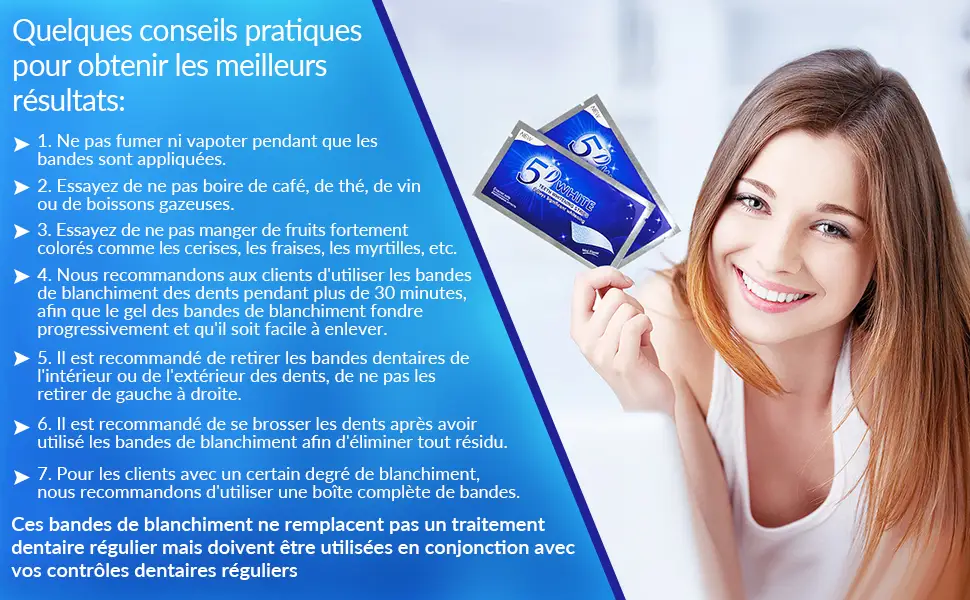 Teeth Whitening 28 Teeth Whitening Strips 14 Sets Teeth Whitener for Teeth Whitening Teeth Whitening Kit-Teeth Whitening Teeth Whitening - Non Sensible 28 Ensembles Blanchisseur de Dents pour le Blanchiment des Dents