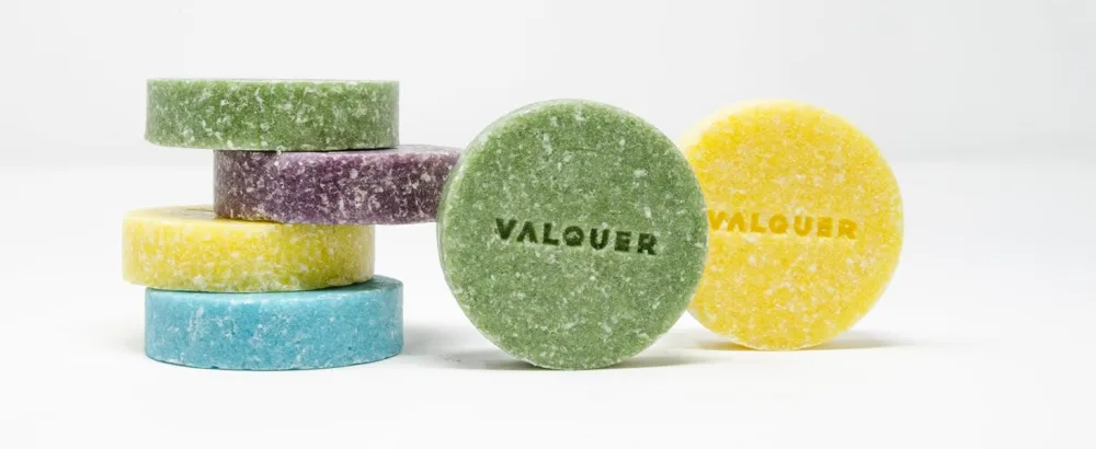 Valquer Exotic Solid Shampoo Pack (Blueberry and Avocado Orange and Papaya and Cinnamon Cannabis) Vegan 93% Natural Origin Zero Waste - 4 units x 50g - revitalisant couleur et brillance