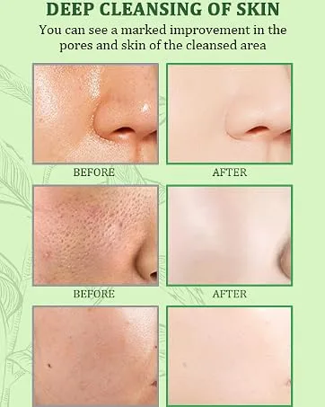 2 Piece Cleansing Mask Solid Mask Stick Deep Cleansing Pores Purifying with Green Tea Moisturizes and Controls Sebum For All Skin Types Women Men - product information 6