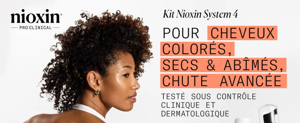 NIOXIN System 4 - for Colored Dry Damaged Hair and Advanced Hair Loss - Kit/Shampoo/Conditioner/Scalp Care - Nioxin System Kit 4