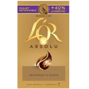 L'OR Absolu Ground Coffee 1kg (Pack of 4x250g) - product information 2