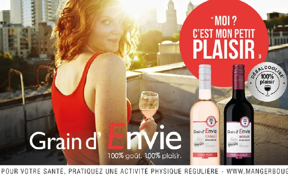 Grain D'Envie - Syrah Ros - Alcohol Free Less Than 0.5% Vol - Set of 6 bottles x 75 cl - product information 1