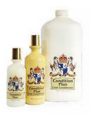 Crown Royale Condition Plus Dog Conditioner Ready-to-Use, Add Needed Moisture, Keeps Coat from Matting, for Fine and Medium Coats, Made in USA, 8 oz - Crown Royale Condition Plus