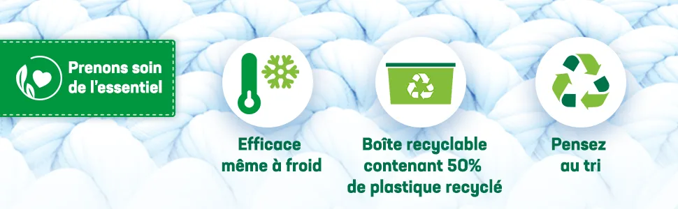 Le Chat Discs Essential Oils Cleanliness & Hygiene Laundry Detergent Capsules 25 Washes (25 doses) 4in1 Laundry Capsules - lessive verte, lessive lechat