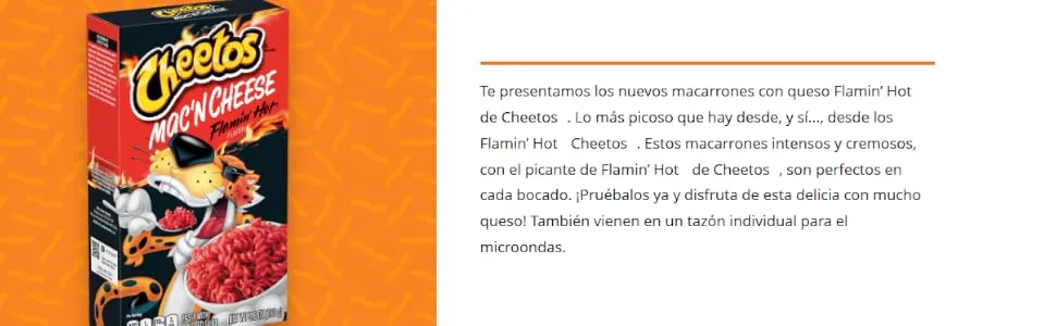 Matutano Gang Cheetos Cheesy - GR 75 - product information 3