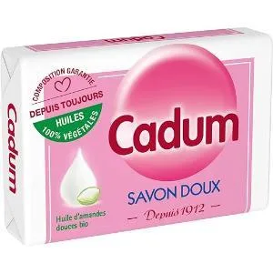 Cadum Soft Solid Soap Since 1912 100% Vegetable Oils with Sweet Almonds Organic 100 g - product information 1