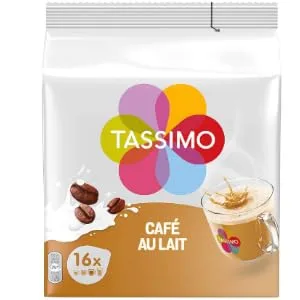 Tassimo Coffee Pods - 80 Milk Coffee Drinks (Pack of 5 x 16 Drinks) - product information 2
