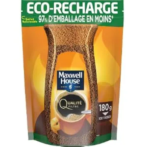 Maxwell House Whole Grain Coffee Soluble Quality Filter Eco Refill 180G - product information 2