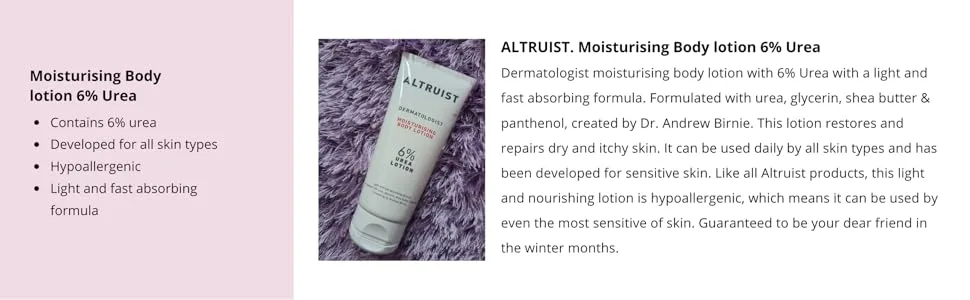 Altruist Moisturizing Body Lotion 6% Urea - 36 FR