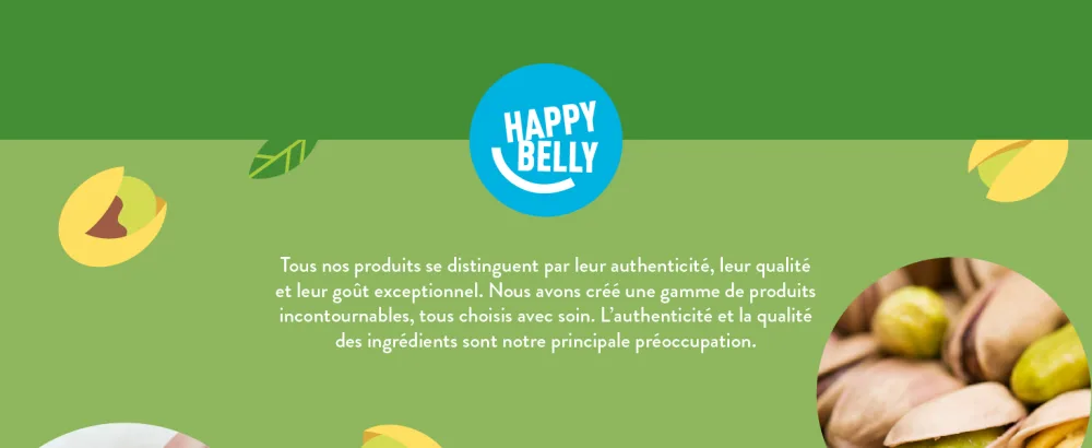 Amazon Brand - Happy Belly Roasted & Salted Pistachios 500g (Pack of 2) - product information 1
