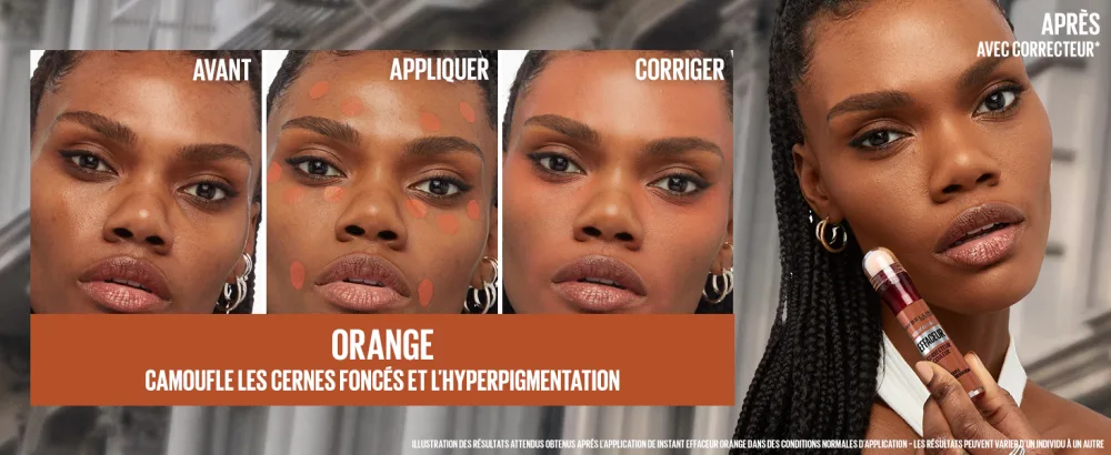 Maybelline New York Instant Anti-Age Corrector Eraser Green - Maybelline Instant Effaceur Correcteur Orange