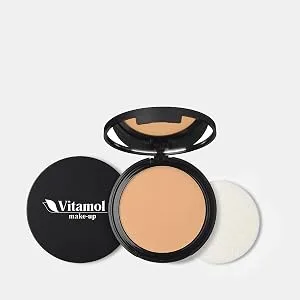 Vitamol Make up Natural Mineral Powder Organic Natural Micronized Powder 14g (Cipria) - Crème