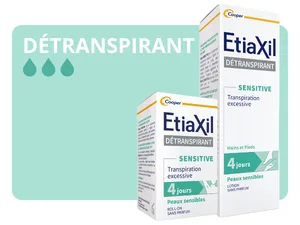 ETIAXIL - Antiperspirant - Moderate Perspiration - Armpits - Tolerance - Roll-on - 50 ml - pack of 2 - test