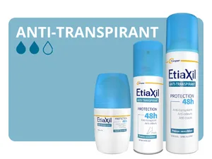 ETIAXIL - Antiperspirant - Moderate Perspiration - Armpits - Tolerance - Roll-on - 50 ml - pack of 2 - test