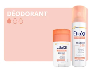 ETIAXIL - Antiperspirant - Moderate Perspiration - Armpits - Tolerance - Roll-on - 50 ml - pack of 2 - test