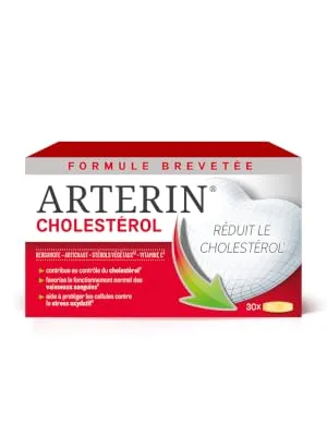 ARTERIN Cholesterol - Herbal Supplement Added Plant Sterols and Vitamin C - 90 Tablets - product information 2