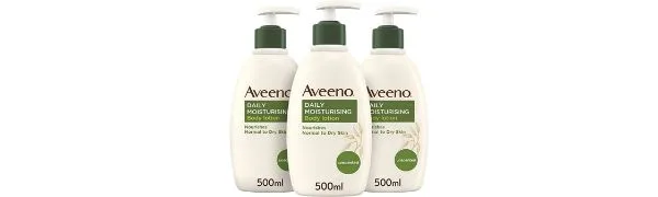 Aveeno 3 Pack Daily Moisturizing Body Lotion (3 x 500ml) Moisturizing Lotion Enriched with Nourishing Colloidal Oatmeal Gentle Body Moisturizer Suitable for - product information 1
