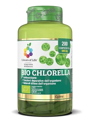 Bio Chlorella - Organic Chlorella Supplement 200 Tablets - Promotes the Purifying Functions of the Body - 100g - product information 2