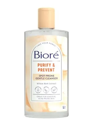 Biore Purify & Prevent - Gentle cleansing gel - Capacity: 200 ml - Suitable for sensitive and acne-prone skin - Dermatologically tested - product information 2