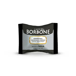 Caff Borbone Black Blend - 100 Capsules - Compatible with Lavazza* Espresso Point* brand coffee machines - Capsula - Mélange Noir