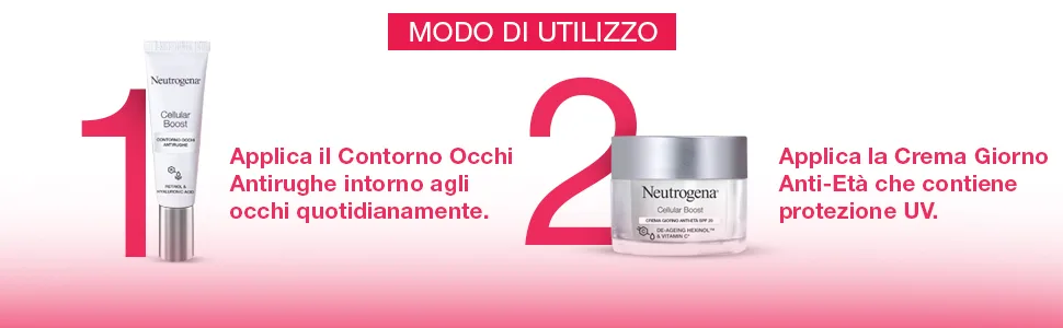 Cellular Neutrogen Night Cream + Eye Contour - Neutrogena Cellular Boost Crème de jour anti-âge SPF 20 50 ml