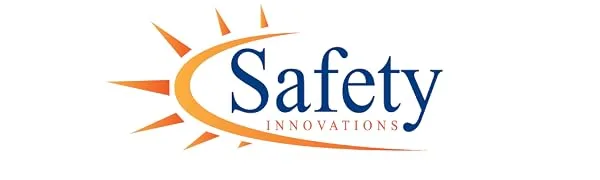 Safety Innovations Complete Deluxe Bi-fold Door Lock - (2- Pack) - Fits Bi-Fold Doors from 1 1/8" - 1 3/8" Thick - Made from Unbreakable Clear Polycarbonate - Safety Innovations Logo