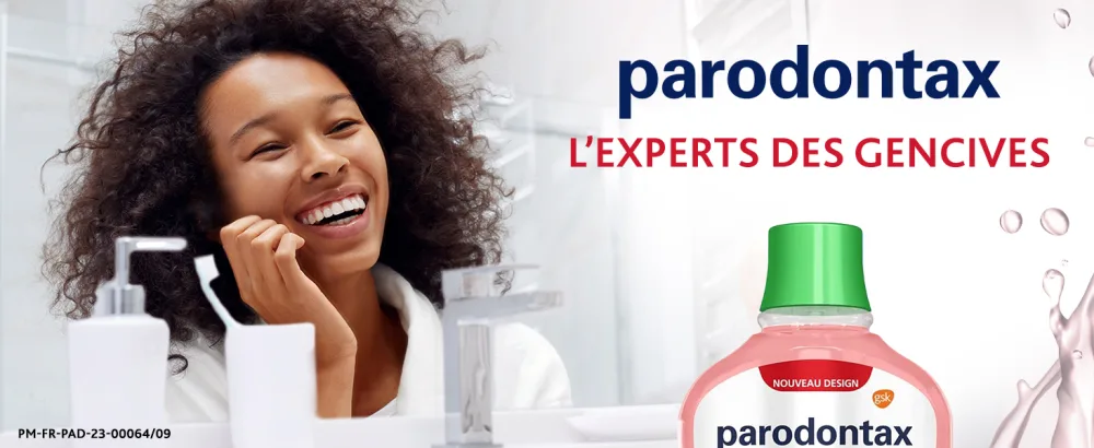 Parodontax Herbal Mouthwash For Sensitive Teeth Removes Plaque Alcohol Free 500ml - parodontax l