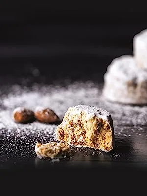 Chrisanthidis Delights Kourabie Greek Almond Shortbread Bites Pack of 2 x 270g (Total: 540g) - product information 7
