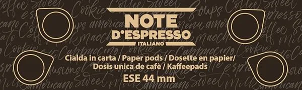 Espresso Note - Colombia - Coffee - Paper Pods 44 mm - 150 caps - product information 2