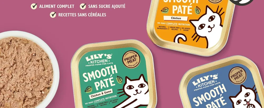 Lily's Kitchen Natural Pate in Tray for Senior Cats Chicken Recipe Grain Free (19 x 85 g trays) - product information 2