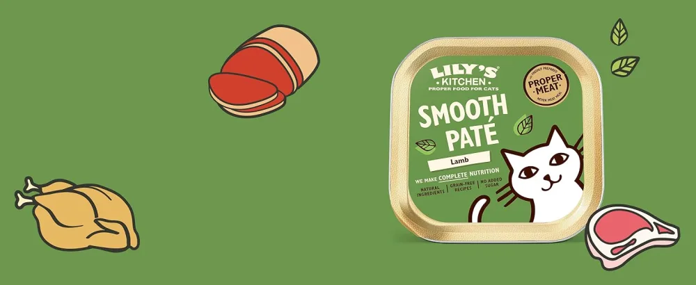 Lily's Kitchen Natural Pate in Tray for Senior Cats Chicken Recipe Grain Free (19 x 85 g trays) - product information 6
