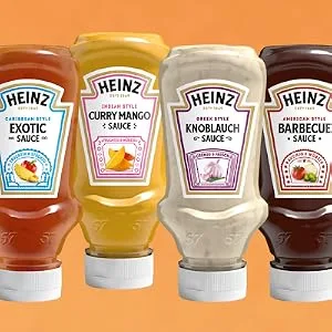 Heinz Barbecue Sauce Bag 5 ml x 250 - Heinz Snack Sauce Format 220ml