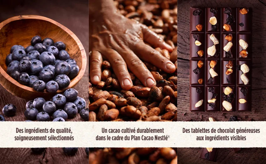 Nestl Les Recettes de l'Atelier - Christmas Chocolate Mix Bites - 265 g - banniere