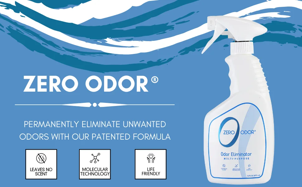 Zero Odor Multi-Purpose Household Odor Eliminator, Trigger Spray, 16-Ounce - 16oz Multi-Purpose | 1